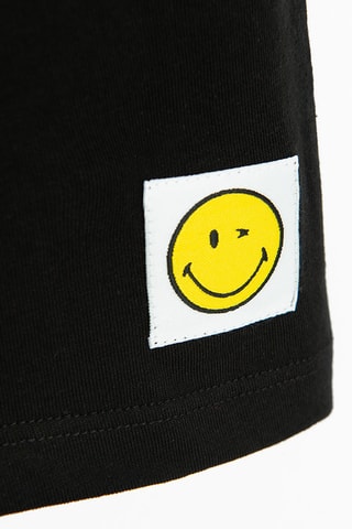 2 t-shirts Smiley -  Noir et blanc