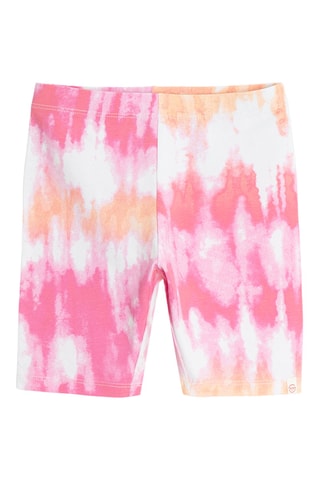 Cycliste tie and dye -  Rose et blanc