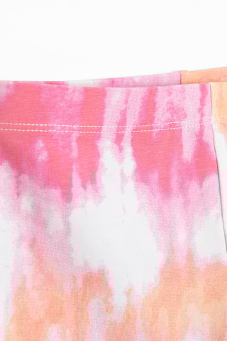 Cycliste tie and dye -  Rose et blanc