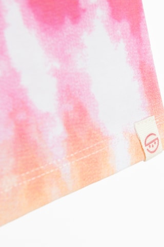 Cycliste tie and dye -  Rose et blanc