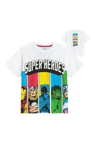 T-shirt Avengers Marvel -  Blanc