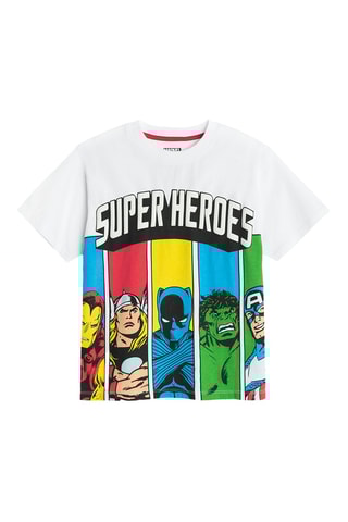 T-shirt Avengers Marvel -  Blanc