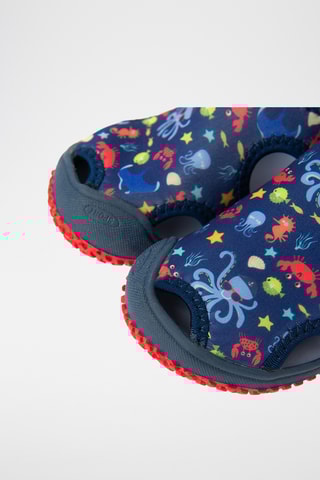 Sandales -  Bleu marine