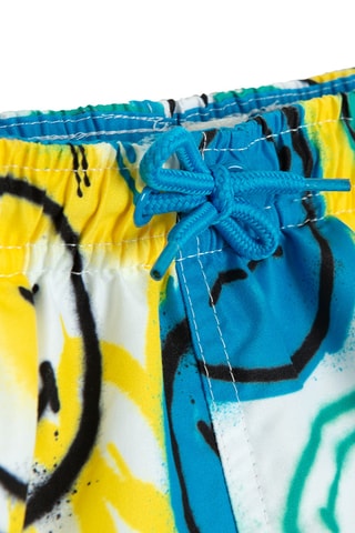 Short de bain Smiley - Blanc