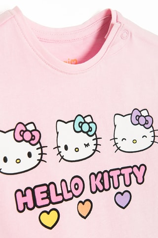 T-shirt et short Hello Kitty Sanrio - Rose
