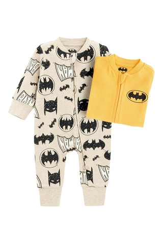 2 dors-bien Batman La Ligue des Justiciers DC Comics -  Jaune et beige