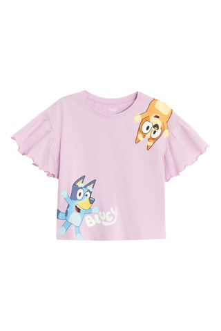 T-shirt Bandit et Bingo Bluey - Violet