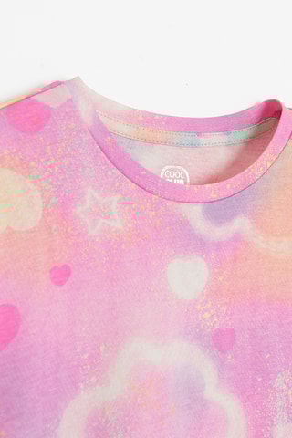 Robe tie and dye - Rose