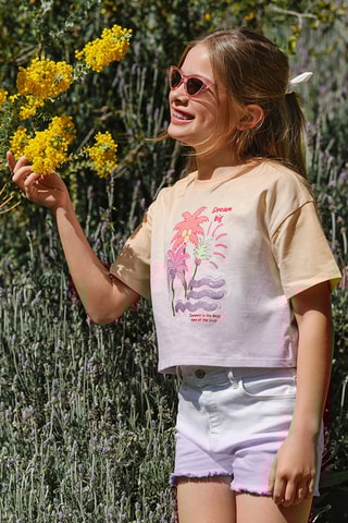 T-shirt dip and dye - Orange