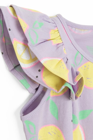 2 t-shirts - Fuchsia et mauve