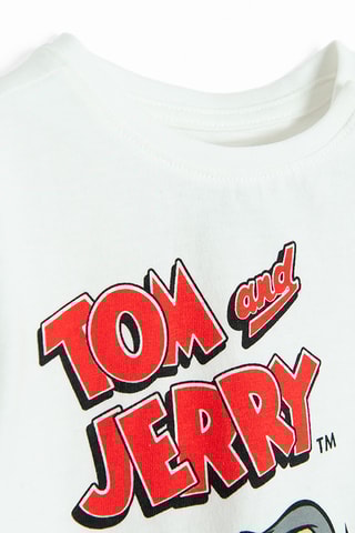 Ensemble 3 pièces Tom et Jerry - Bleu marine et blanc