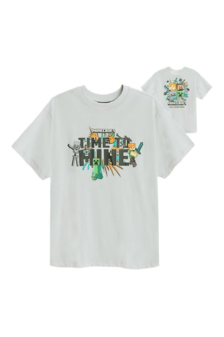 T-shirt Minecraft - Blanc