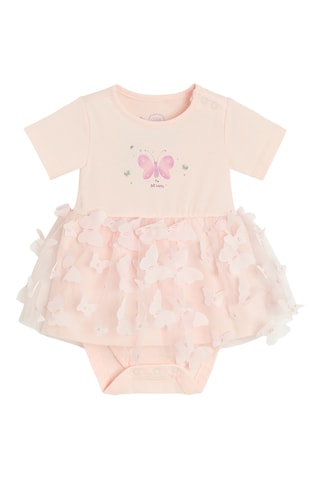 Gilet et robe - Mauve et corail