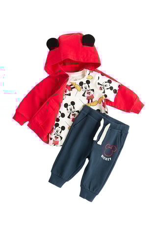 Ensemble 3 pièces Minnie Disney- Rouge et blanc