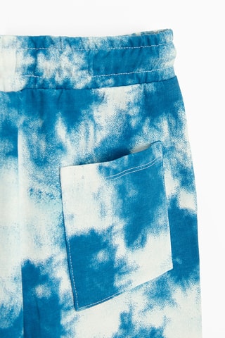 Pantalon tie and dye - Bleu
