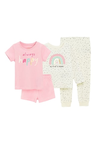 2 pyjamas - Rose et blanc