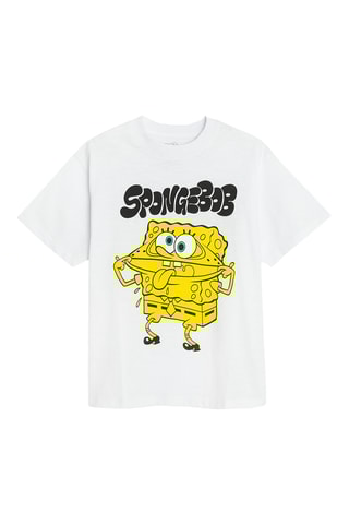 T-shirt Bob l’éponge - Blanc