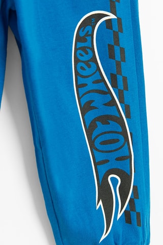 Pyjama Hot Wheels - Blanc et bleu