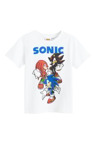 T-shirt Sonic - Blanc