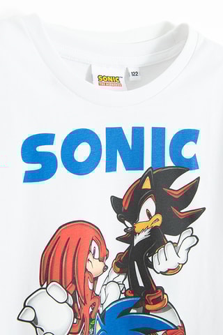 T-shirt Sonic - Blanc