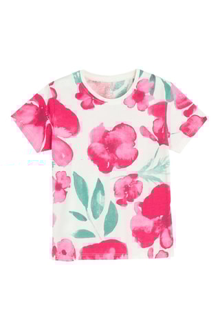 2 t-shirts et 1 robe t-shirt - Rose et écru