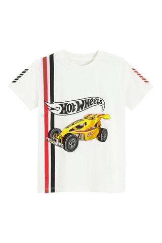 T-shirt Hot Wheels - Ecru