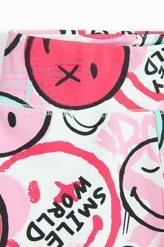 Legging Smileys - Blanc