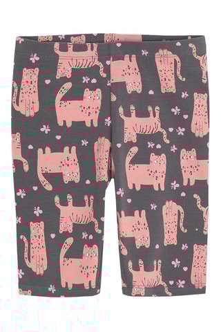 2 leggings - Saumon et noir