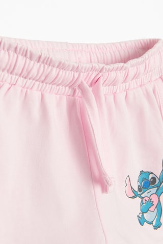 T-shirt et short Lilo et Stitch Disney - Rose poudré