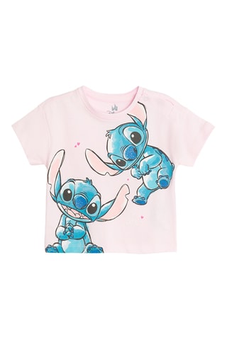 T-shirt et short Lilo et Stitch Disney - Rose poudré