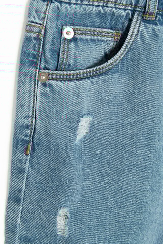 Short en jean - Bleu