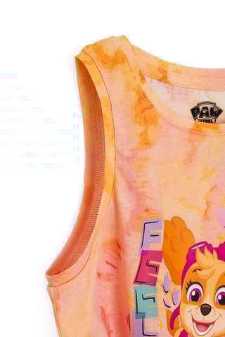 Débardeur tie and dye Stella Pat’Patrouille - Orange