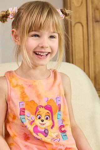 Débardeur tie and dye Stella Pat’Patrouille - Orange