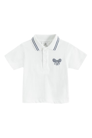 Polo et short Mickey Disney - Blanc et gris