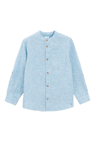 Chemise en lin - Ciel chiné