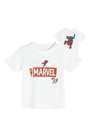 T-shirt Avengers Marvel - Blanc