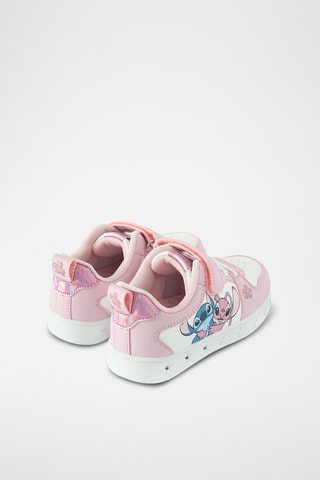 Baskets Stitch et Angel Lilo et Stitch Disney - Rose poudré et blanc