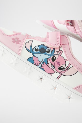 Baskets Stitch et Angel Lilo et Stitch Disney - Rose poudré et blanc