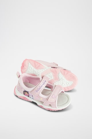 Sandales Gabby et la Maison Magique - Rose poudré et blanc