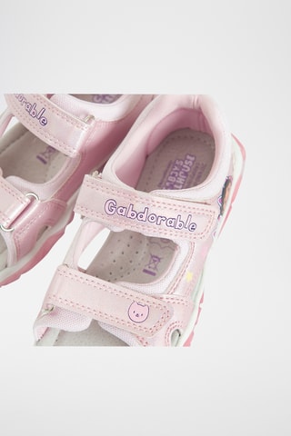 Sandales Gabby et la Maison Magique - Rose poudré et blanc