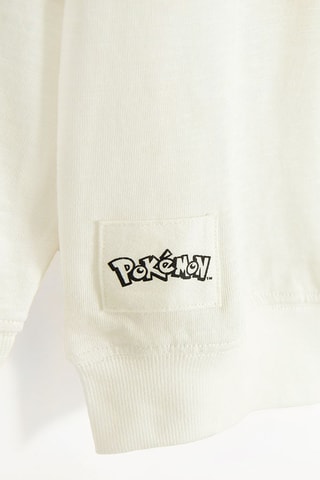 Sweat Pikachu Pokémon - Blanc et jaune