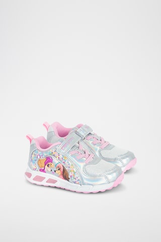 Baskets Girl Pup Power - Argenté et gris clair