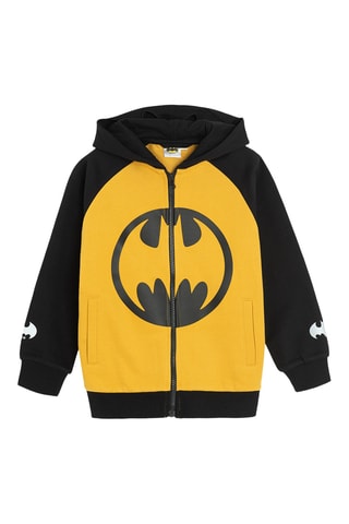 Sweat à capuche Batman La Ligue des Justiciers DC Comics - Noir et jaune