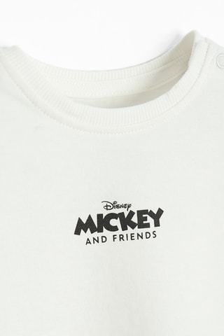 3 t-shirts Disney - Blanc et bleu cobalt