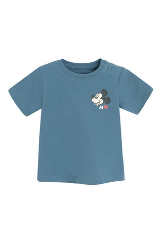 3 t-shirts Disney - Blanc et bleu cobalt