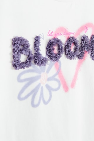 T-shirt - Blanc et rose