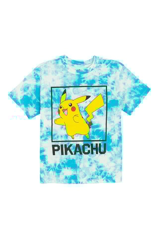 T-shirt Pikachu Pokémon - Bleu cobalt