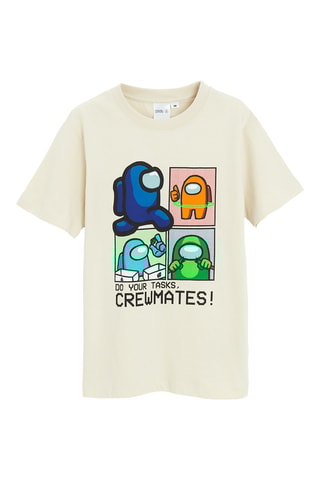 T-shirt Crewmates - Beige