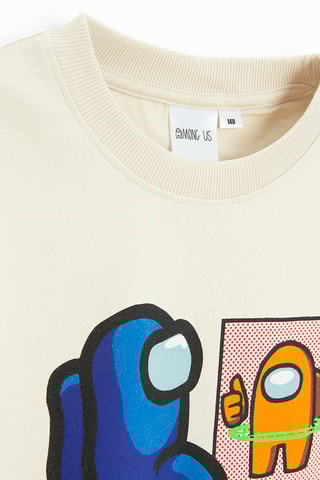 T-shirt Crewmates - Beige