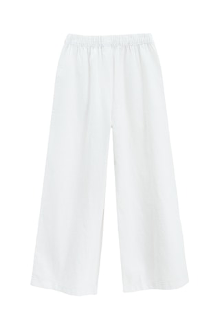 Pantalon en lin - Blanc